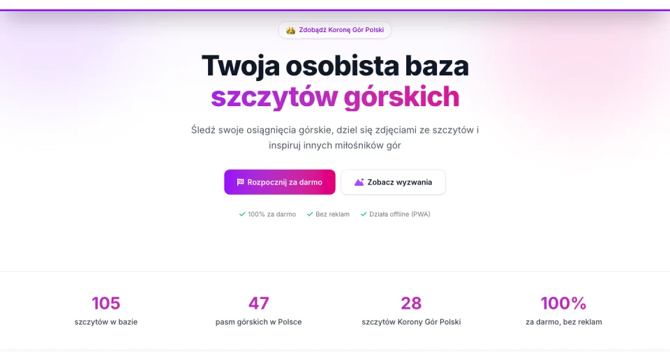 Zrzut ekranu platformy Traxoria